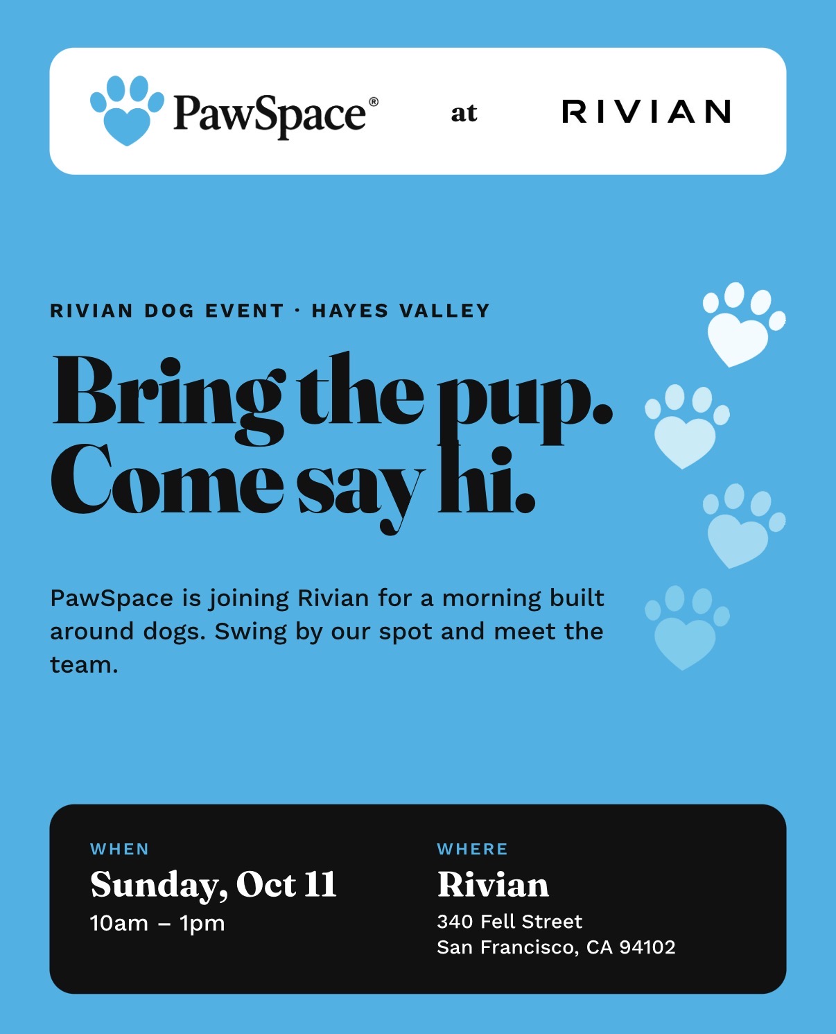 Rivian Pet Cam Celebration with PawSpace