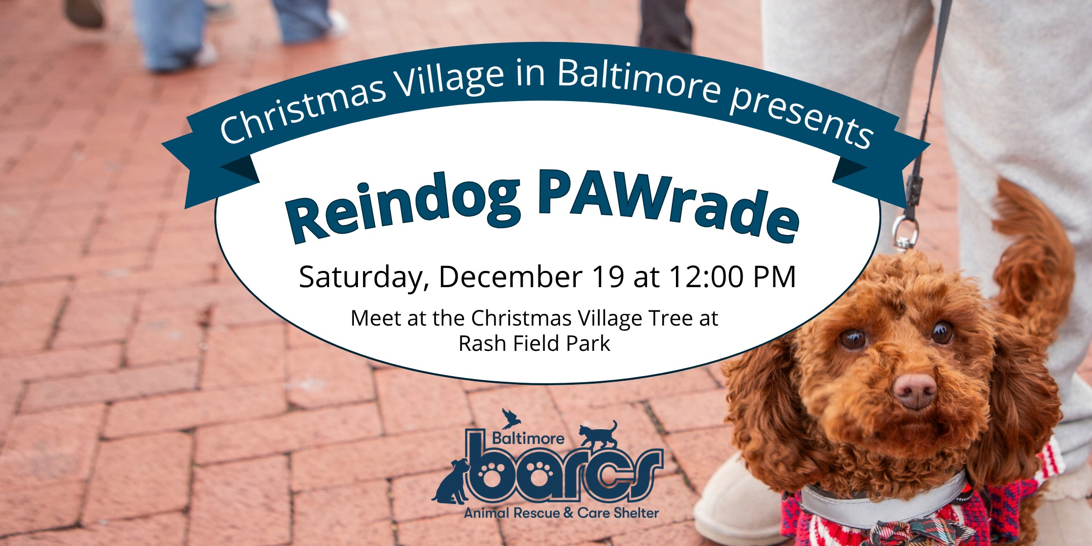 Santa Paws and Reindog Pawrade at Christmas Village